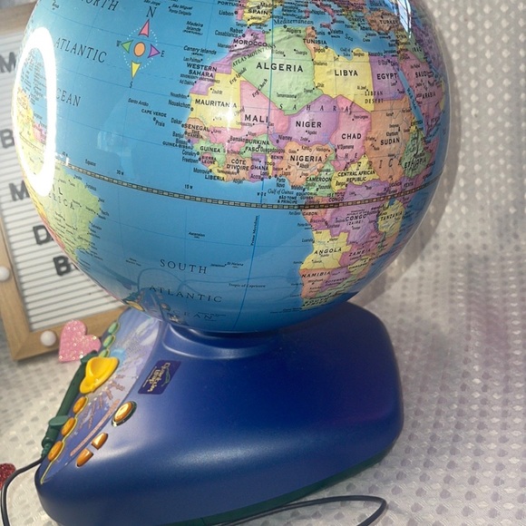 SOLD! LeapFrog Globe Quantum Leap Interactive # 40002 - Geography Trivia -TESTED - Picture 3 of 4